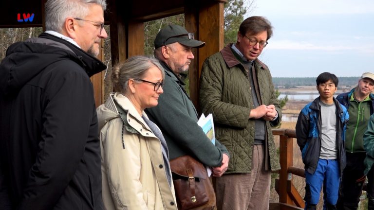 Elsterheide: Ein Minister zu Besuch