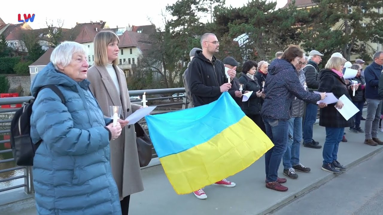 Europastadt Görlitz-Zgorzelec. Friedensgebet auf der Altstadtbrücke