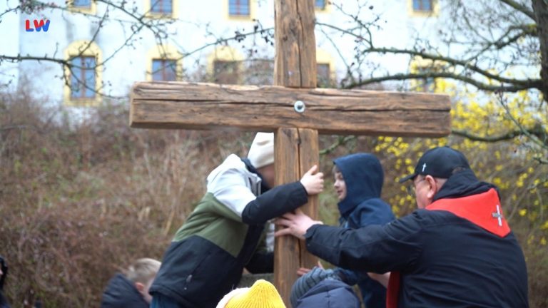 Görlitz: Kinder auf Jesu Leidens-Spuren