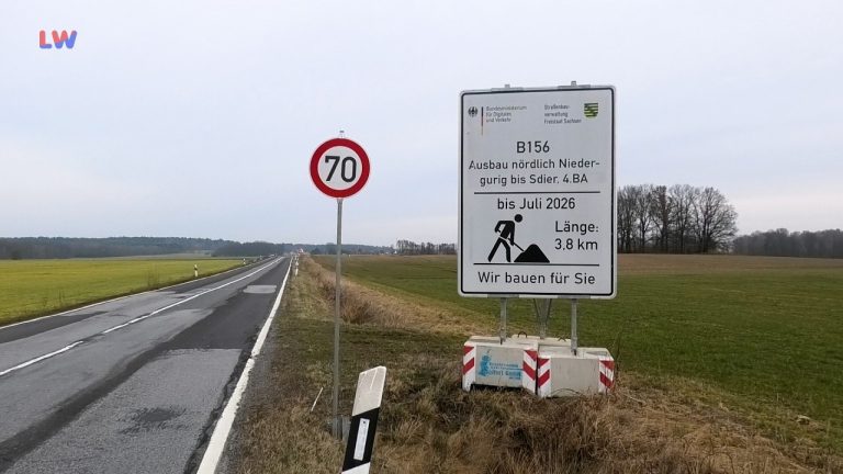 Großdubrau OT Zschillichau: Ausbau der B 156 geht weiter