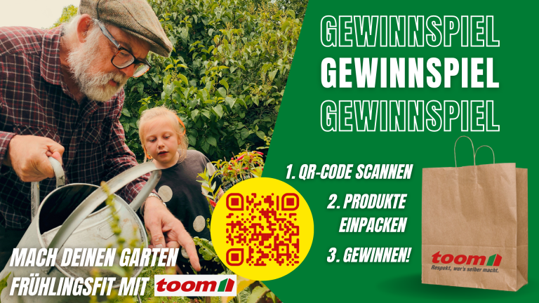 Gewinnspiel: Frühlingsfit mit toom!