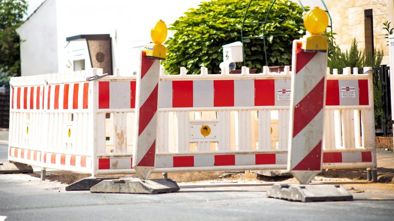 Bischofwerda: Verkehrseinschränkungen durch Glasfaserausbau