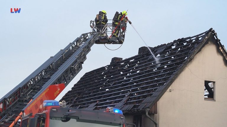 Frankenthal: Wohnhaus ausgebrannt