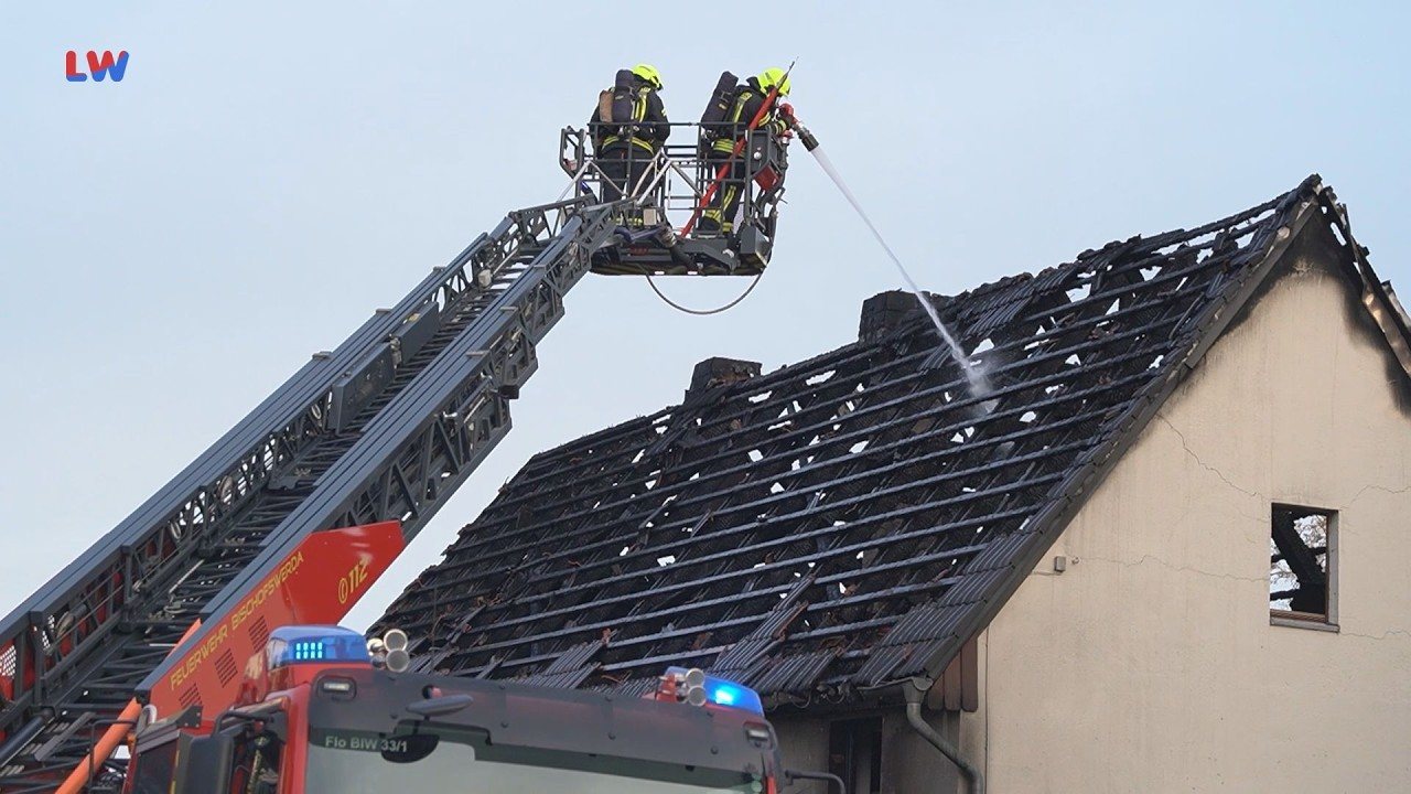 Frankenthal: Wohnhaus ausgebrannt