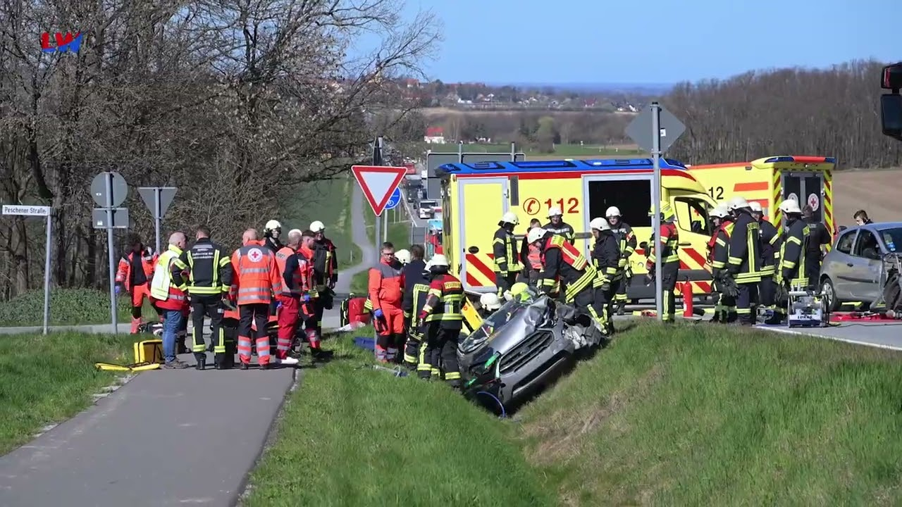 Hochkirch: Schwerer Unfall zweier Fahrzeuge