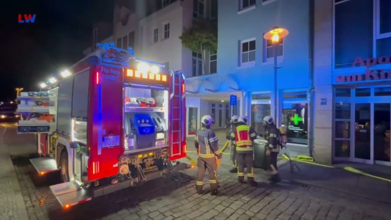 Hoyerswerda: Feueralarm im Altstadtzentrum