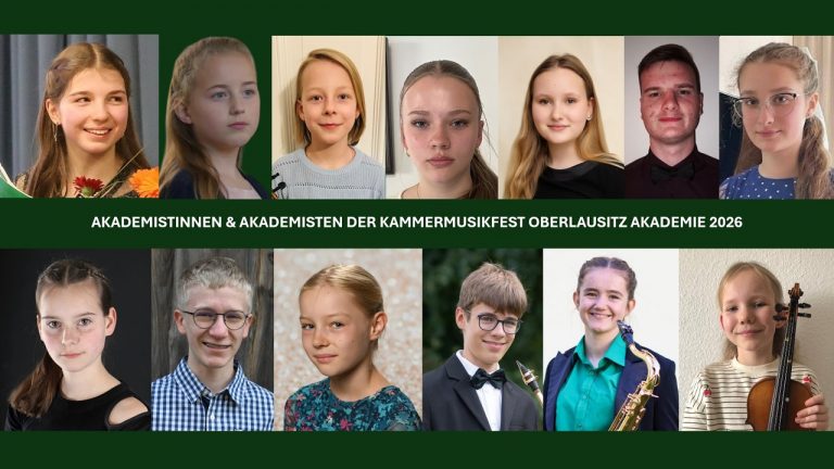 Sachsen: Kammermusikfest Oberlausitz Akademie nominiert Akademisten-Jahrgang 2026