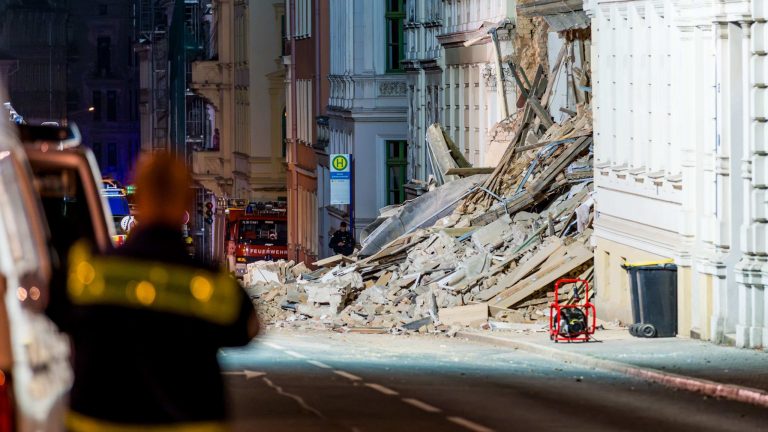 Görlitz: Hauseinsturz nach Explosion