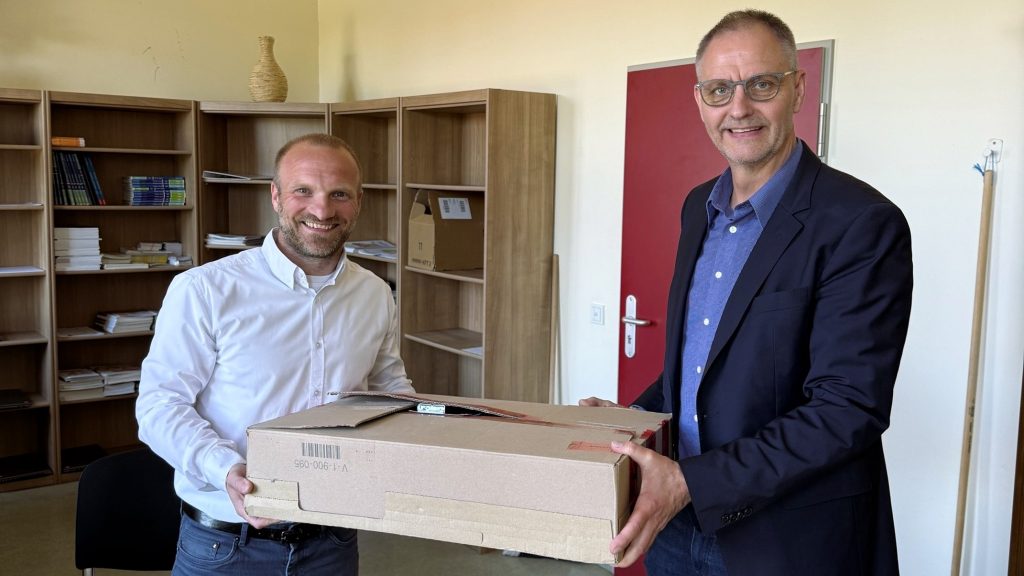 Großräschen: Digitale Zeitmessanlage für den Schulsport
