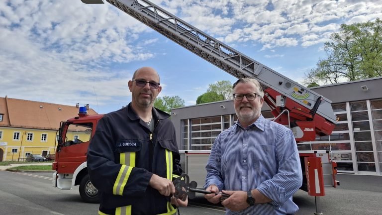 Königswartha: Feuerwehr hat wieder eine intakte Drehleiter