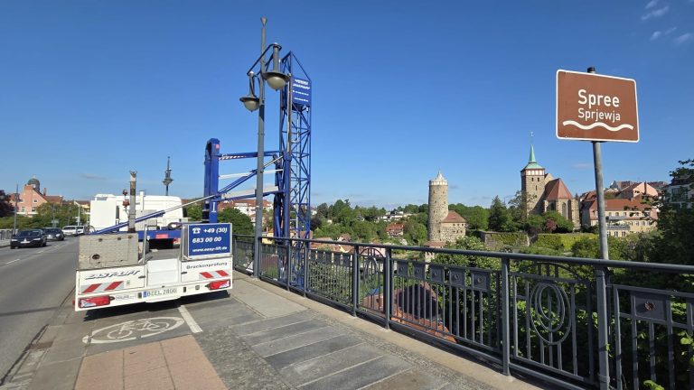 Bautzen: Sonderprüfung der Friedensbrücke