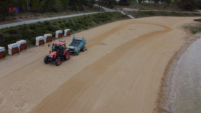 Lausitz/Geierswalde: Badestrände werden fit gemacht