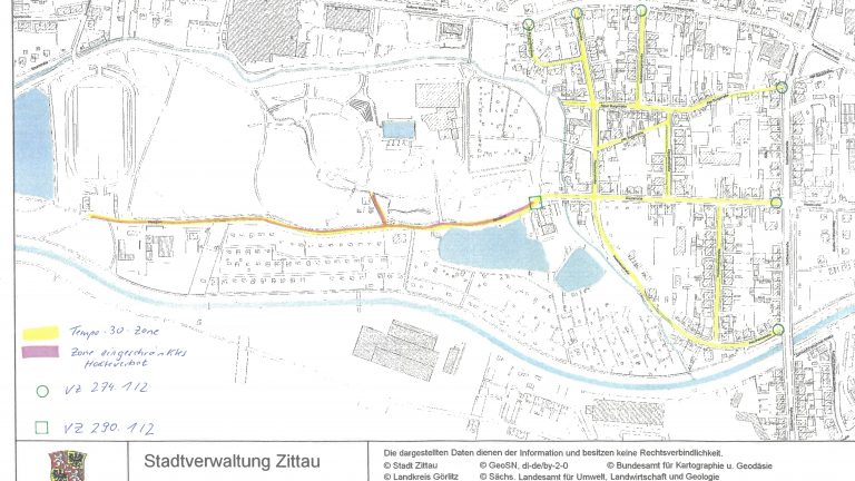 Zittau: Neue Tempo-30-Zone in Zittaus Westvorstadt