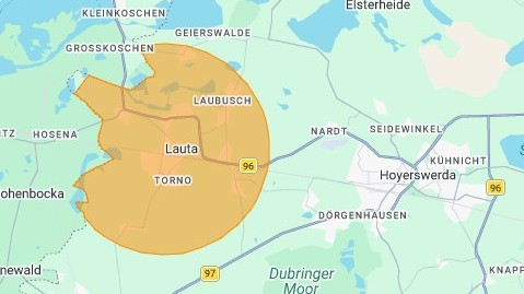 Lauta: Warnung – Brand in Industrieobjekt