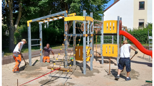 Niesky: Spielplatz wird aufgehübscht