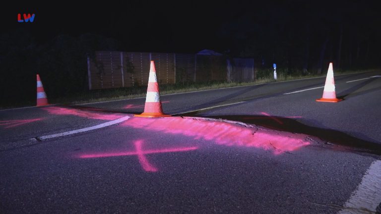 Weißwasser: Hitze deformiert Asphalt
