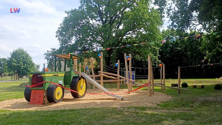 Groß Düben: Neuer Spielplatz und neuer Namen für den Dorfplatz