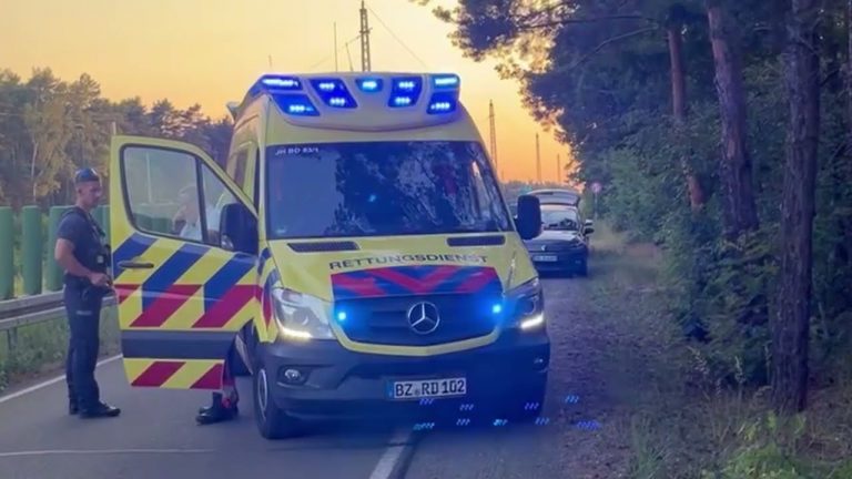 Hoyerswerda: Auffahr-Unfall mit Kleinkrafträdern