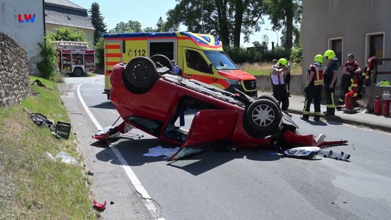 Löbau OT Kittlitz: Schwerer Verkehrsunfall