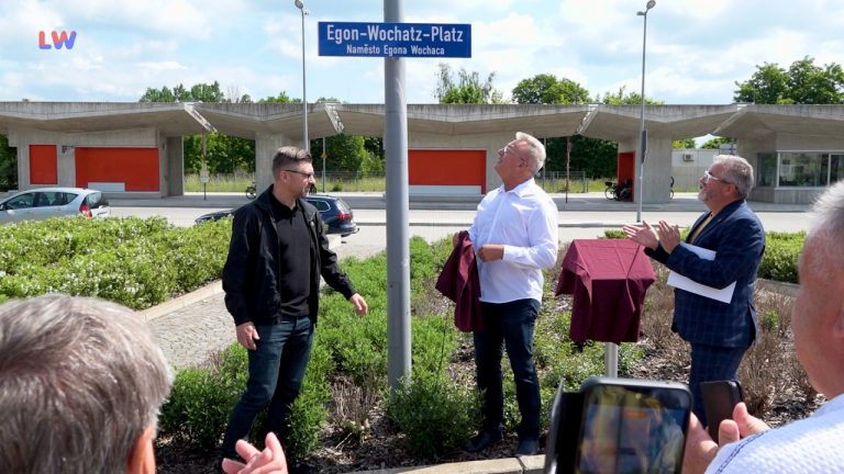 Spremberg: Egon-Wochatz-Platz offiziell eingeweiht