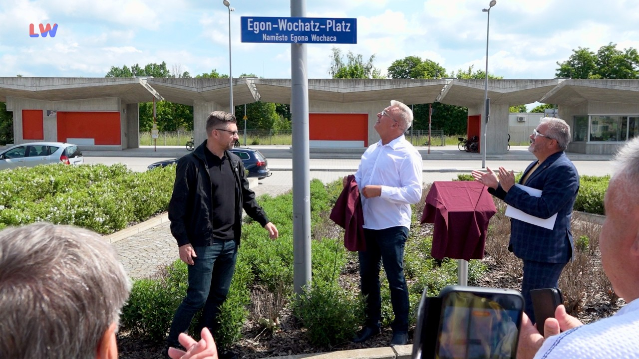 Spremberg: Egon-Wochatz-Platz offiziell eingeweiht
