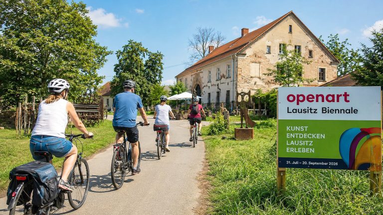 Lausitz: Radtouren zur open art Biennale