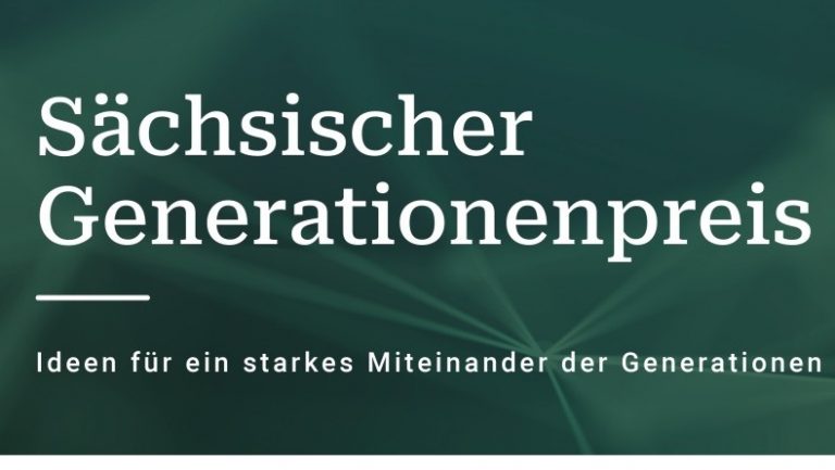 Sachsen: Generationenpreis sucht neue Ideen