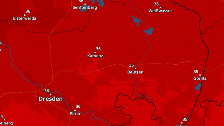Lausitz: Hitzewelle ab Mittwoch