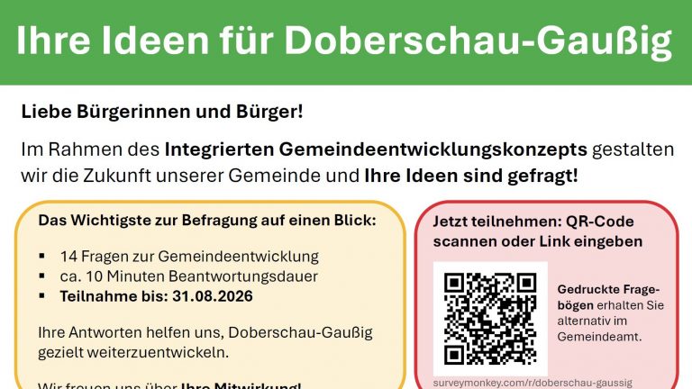 Doberschau-Gaußig: Ideen für die Zukunft