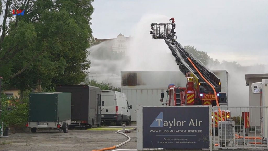 Bautzen: Batteriespeicher in Flammen