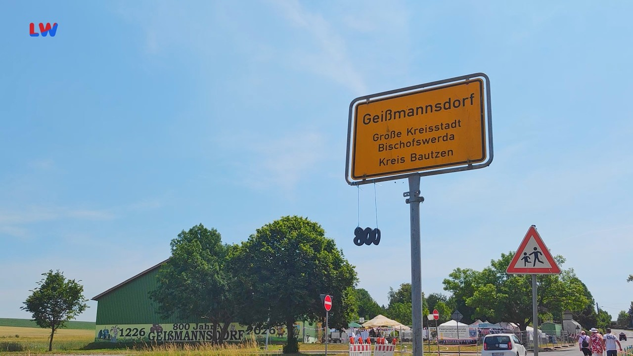 Bischofswerda OT Geißmannsdorf: Großer Festumzug zum 800. Jubiläum
