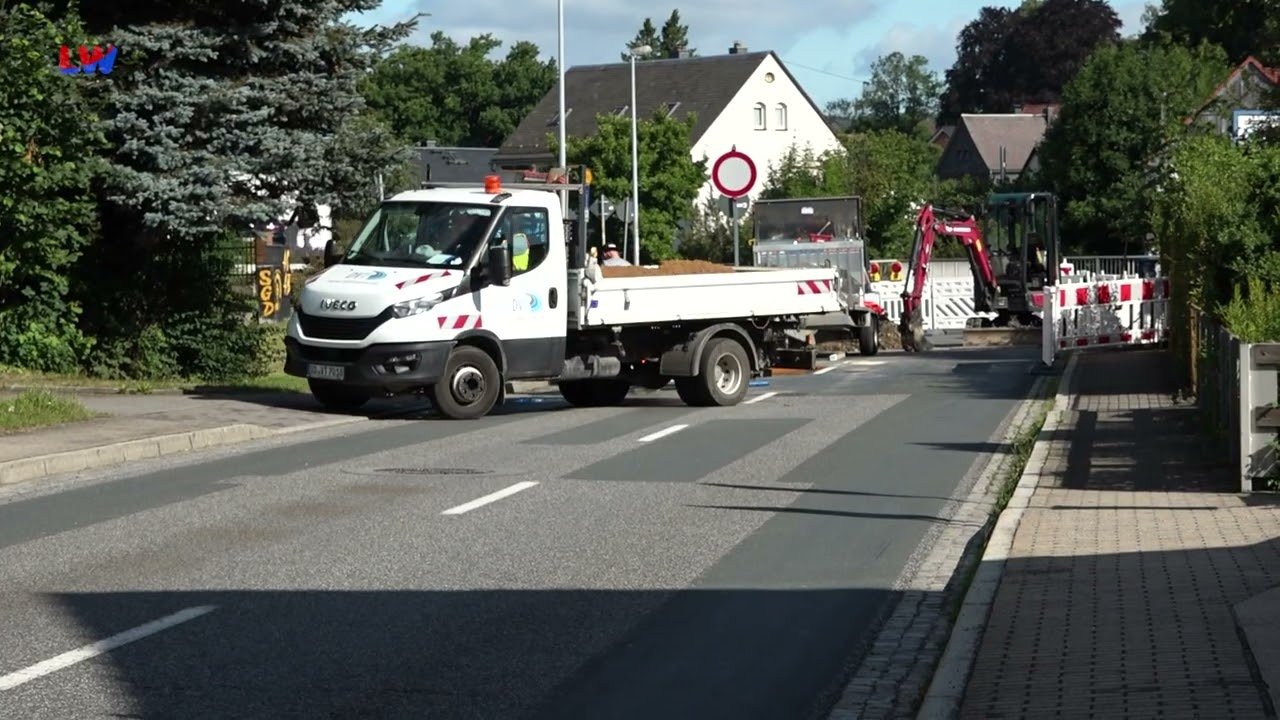 Großröhrsdorf: Sperrung für neuen Fußgängerüberweg