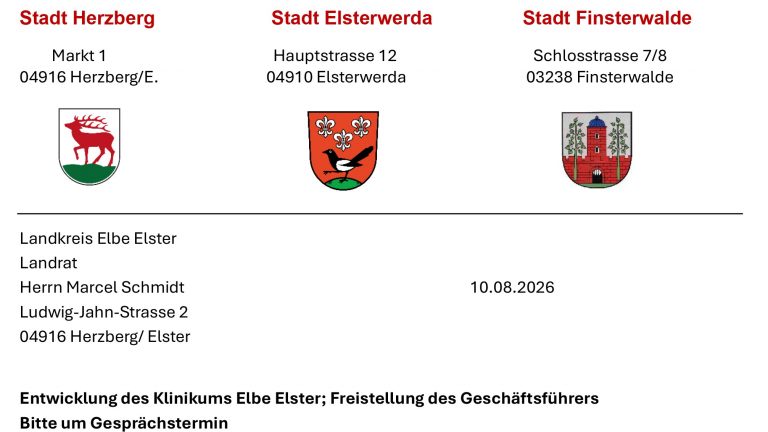 Herzberg/E./Finsterwalde/Elsterwerda: Bürgermeister positionieren sich