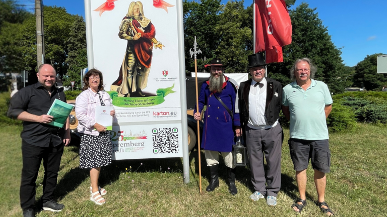 Spremberg: Begrüßung mit historischen Originalen