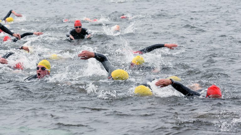 Senftenberg: Freiwasserschwimmen im Senftenberger See