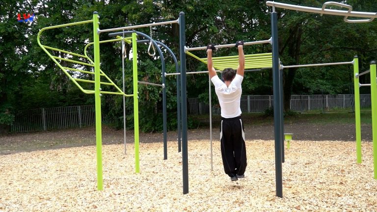 Görlitz: Calisthenics-Park im Volksbadgelände eröffnet