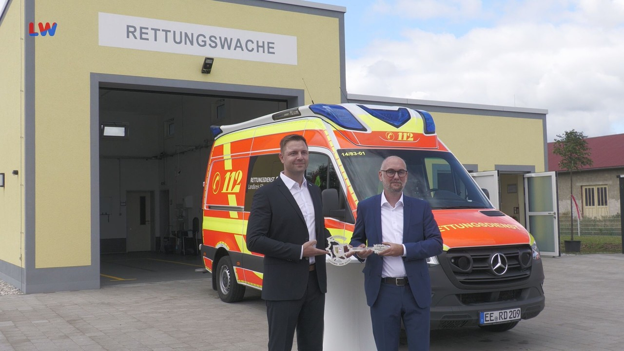 Großthiemig: Neue Rettungswache eingeweiht