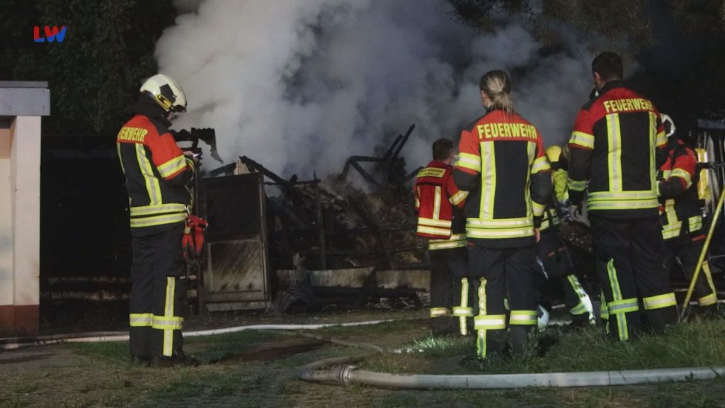 Neupetershain: Großbrand in Bauernsiedlung