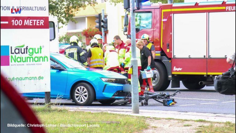 Spremberg: Unfall mit Radfahrer