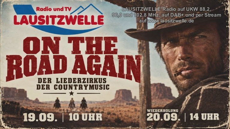 Der Liederzirkus der Countrymusic am 19.09. im LAUSITZWELLE Radio