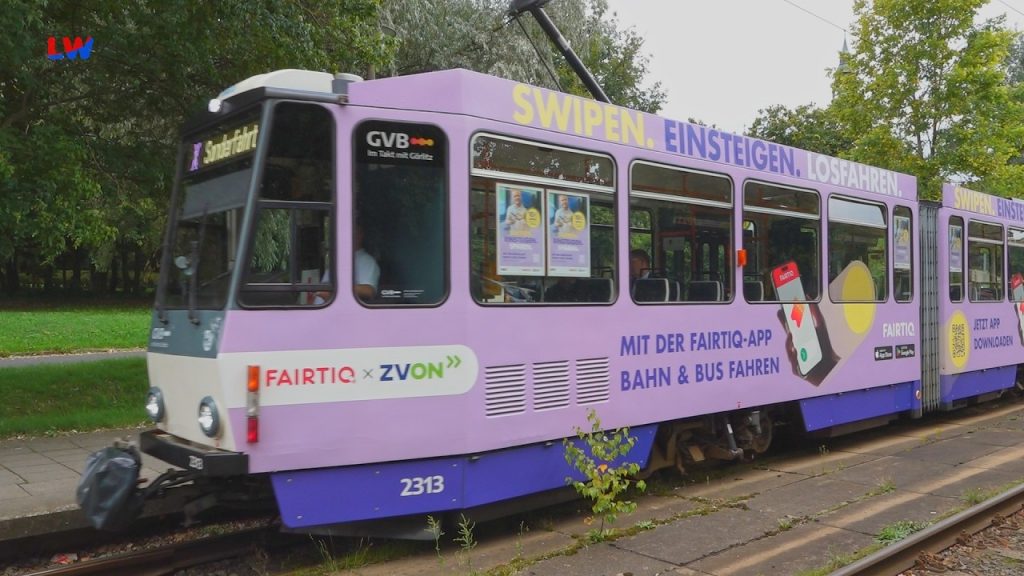 Görlitz: FAIRTIQ-Straßenbahn rollt durch die Stadt