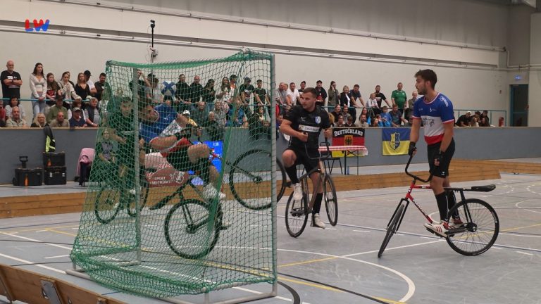 Großkoschen: Volle Halle, harte Kämpfe beim Radball WeltCup