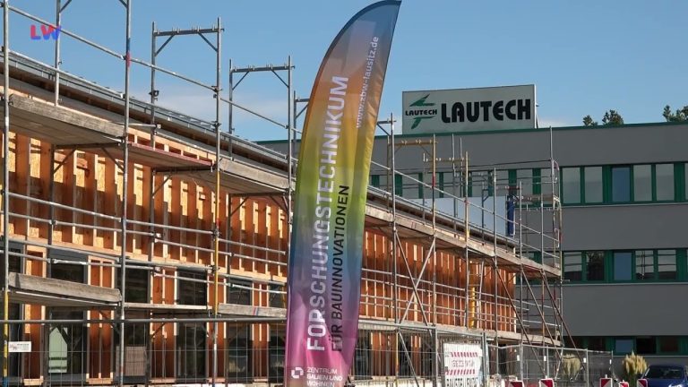 Hoyerswerda: Baustellen-Einblicke am Forschungs-Zentrum