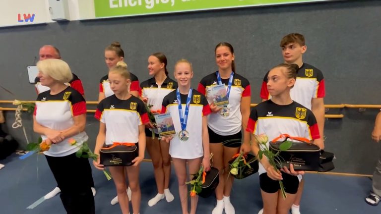 Hoyerswerda: Gold und Spitzenplatzierungen bei der Sportakrobatik-WM in Italien