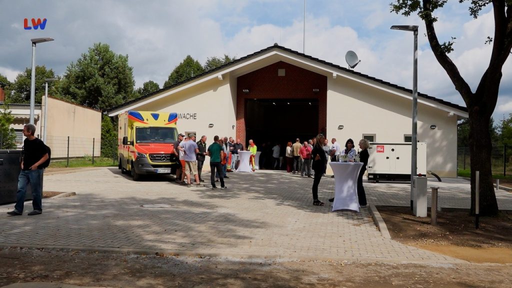 Mücka OT Förstgen: Rettungswache mit Einsatz eingeweiht