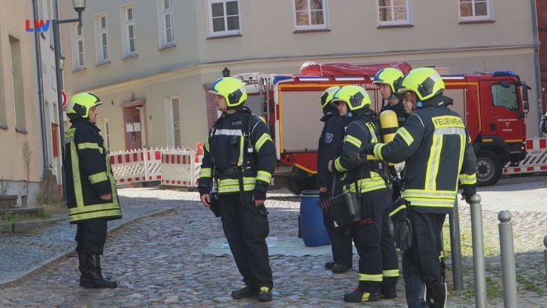 Spremberg: Gefahrguteinsatz am Kirchplatz