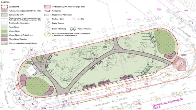 Elsterwerda: Bürgerinsel am Bahnhof