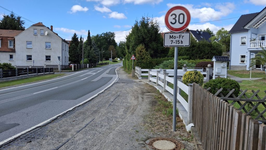 LK Bautzen: Acht Mal „Tempo 30“ genehmigt