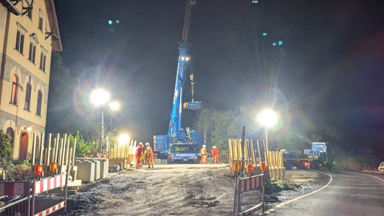 Mittelherwigsdorf: Brückenbau macht Fortschritte