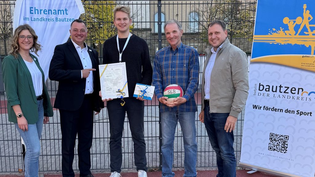 Bautzen: Elias Kummer für ehrenamtliches Engagement ausgezeichnet
